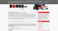 Desktop Screenshot of blog.bonus.cz