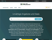 Tablet Screenshot of bonus.net